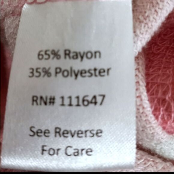 FIFTH SUN PINK FLORAL "HELLO" PULLOVER W/POCKETS SZ.S EUC. - Picture 5 of 6